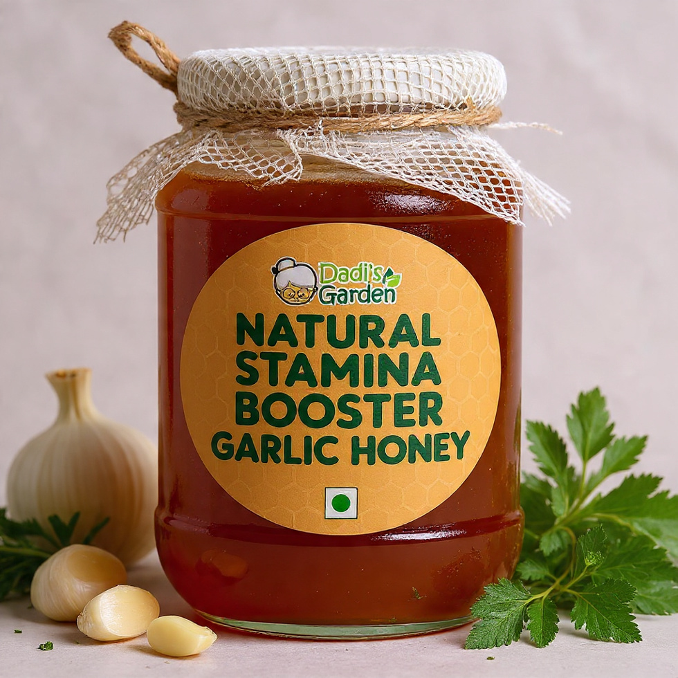 Natural Stamina Booster Garlic Honey | 250 ml